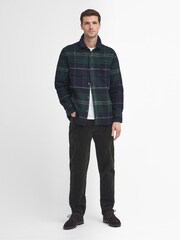 Barbour® Green Chapter Check Overshirt - Image 3 of 6