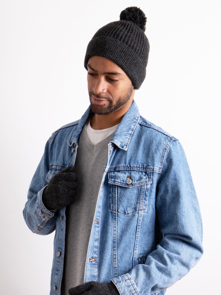 Conjunto de gorro y guantes de invierno para hombre de Totes - Imagen 1 de 4