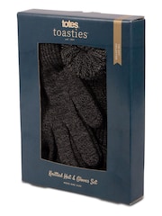Conjunto de gorro y guantes de invierno para hombre de Totes - Imagen 4 de 4