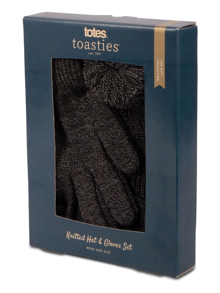 Conjunto de gorro y guantes de invierno para hombre de Totes - Imagen 4 de 4