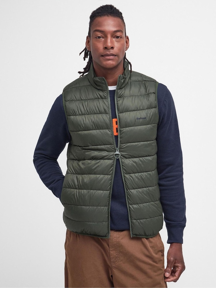 Barbour® Olive Green Bretby Padded Gilet - Image 1 of 8