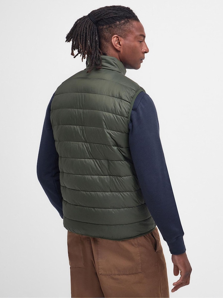 Barbour® Olive Green Bretby Padded Gilet - Image 2 of 8