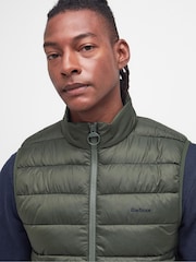 Barbour® Olive Green Bretby Padded Gilet - Image 4 of 8