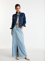 Dark Blue Wash Denim Jacket - Image 2 of 7