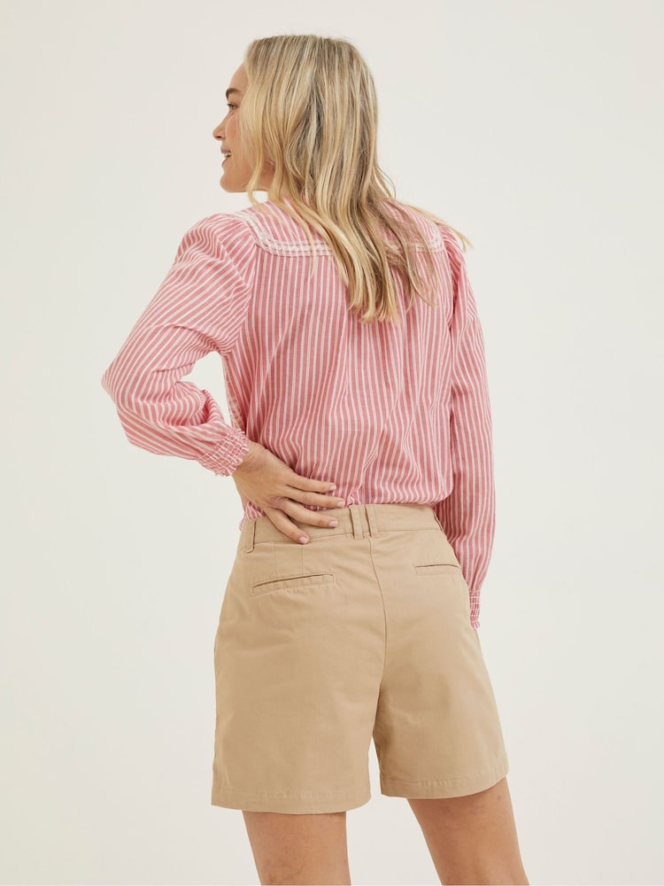 FatFace Natural Padstow Chino Shorts - Image 2 of 5