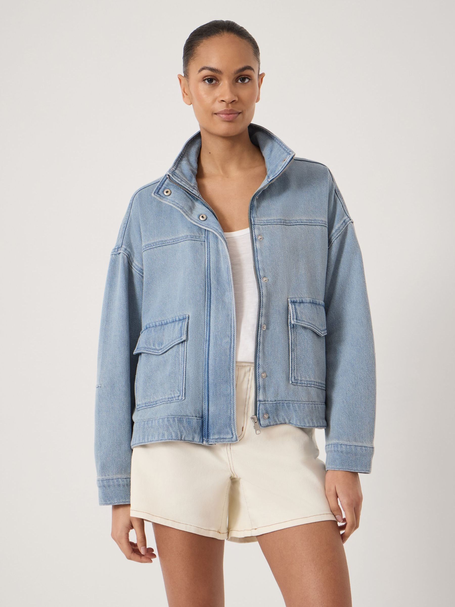 Buy Hush Light Blue Authentic Robbie Supersoft Denim Jacket from