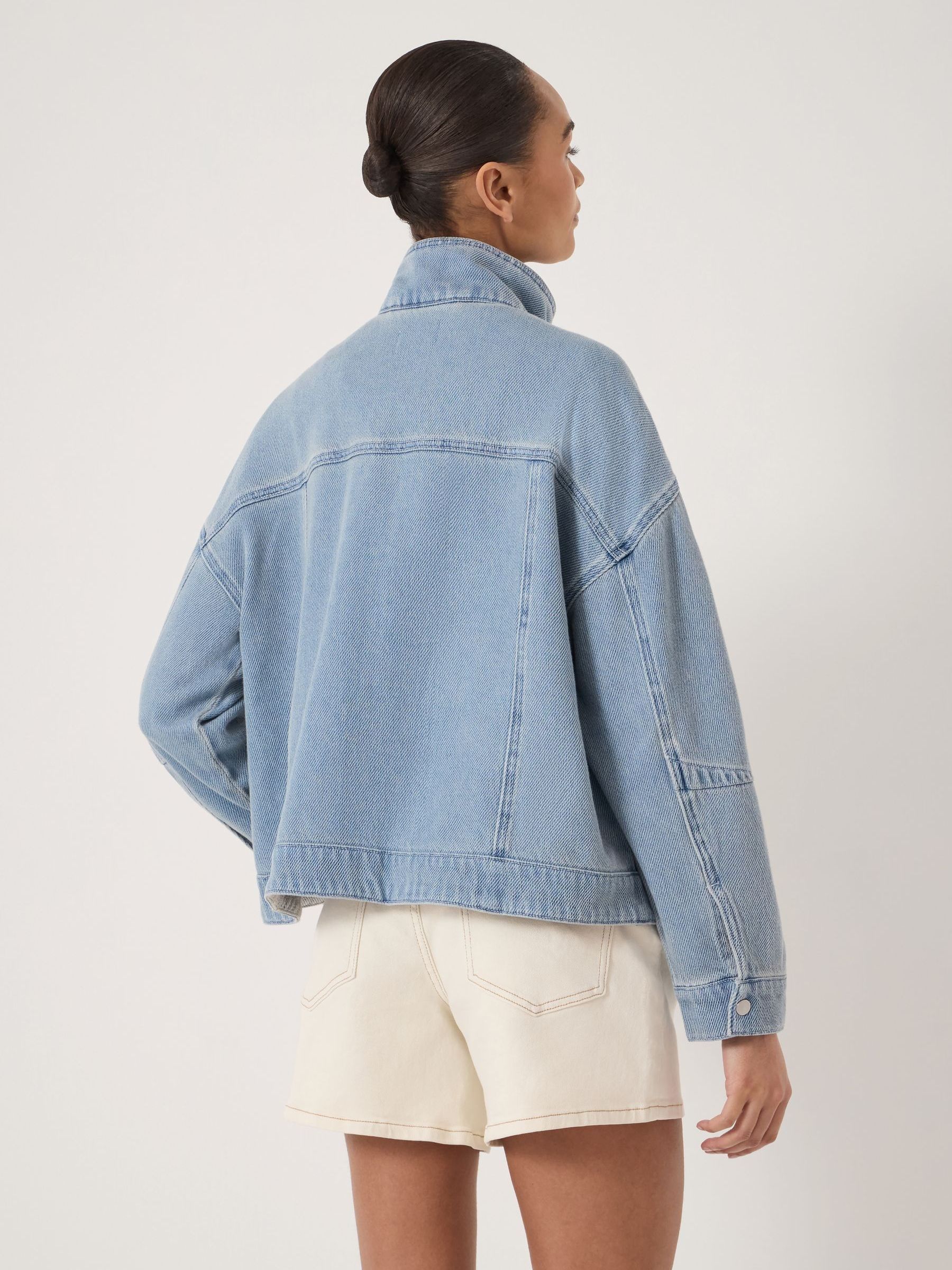 Buy Hush Light Blue Authentic Robbie Supersoft Denim Jacket from