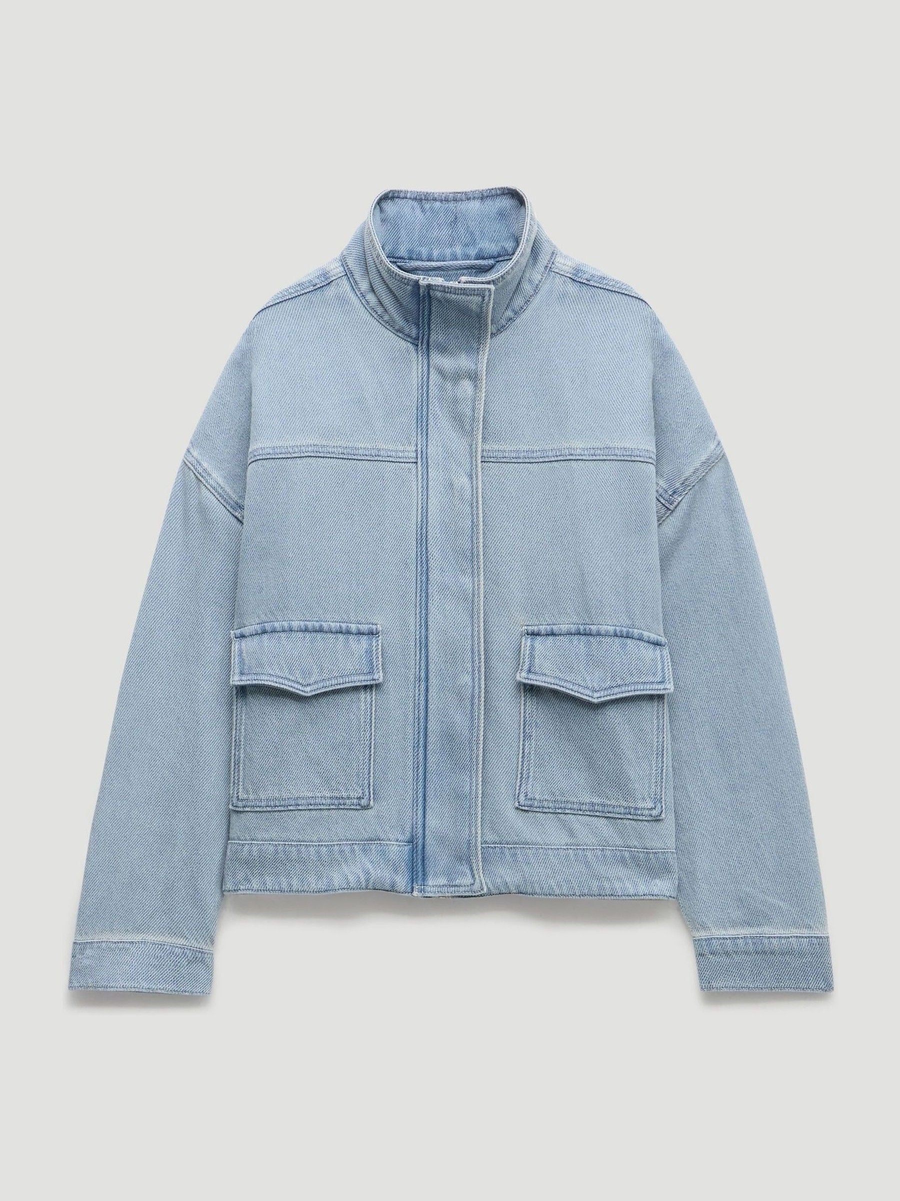 Buy Hush Light Blue Authentic Robbie Supersoft Denim Jacket from