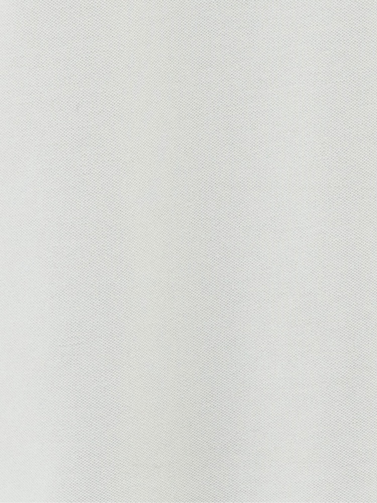 Barbour® Ecru White 100% Cotton Classic Pique Polo Shirt - Image 8 of 8
