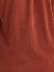 Barbour® Orange 100% Cotton Ramsey Micro Cord Shirt - Image 8 of 8