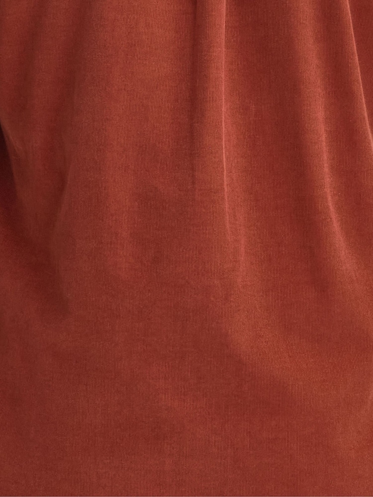Barbour® Orange 100% Cotton Ramsey Micro Cord Shirt - Image 8 of 8 Barbour® Orange 100% Cotton Ramsey Micro Cord Shirt - Image 8 of 8
