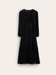 Boden Black Wrap Maxi Print Dress - Image 5 of 5