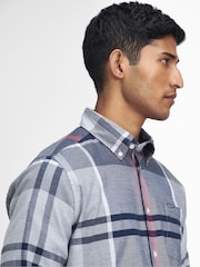 Barbour® Grey 100% Cotton Dunoon Tartan Check Shirt - Image 4 of 8