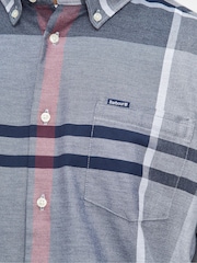 Barbour® Grey 100% Cotton Dunoon Tartan Check Shirt - Image 8 of 8