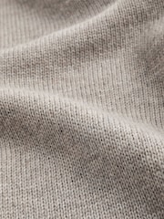 Light Grey Regular Wool Blend Knit Jumper - Image 9 of 9