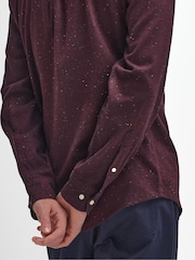 Barbour® Burgundy Red Tainsbury Fleck Twill Shirt - Image 5 of 7