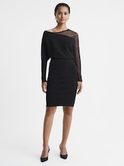 Обивное трикотажное платье миди Reiss Deanna - Image 4 of 5