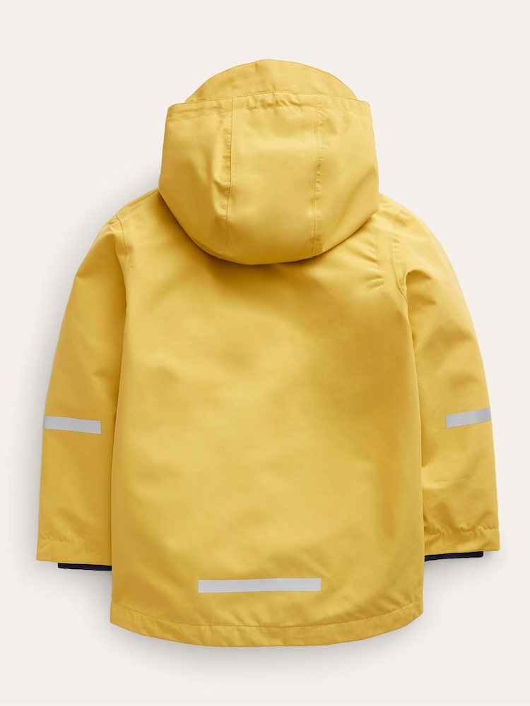Boden Yellow Waterproof Fisherman's Coat - Image 3 of 5