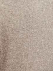 Barbour® Stone Lambswool Quarter Zip Jumper - Image 7 of 7