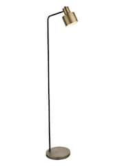 Gallery Home Brass and Black Maryway Floor Lamp - Image 7 of 7