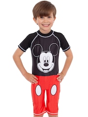 Character Black red Mickey Mouse Surfsuit - Image 1 of 6