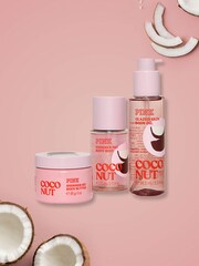 Victoria's Secret Pink Coconut 3 Piece Shimmer Travel Set - Image 1 of 2