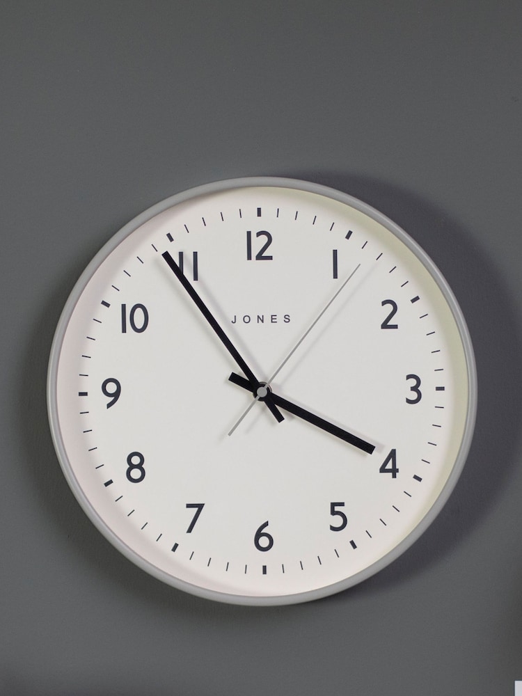Jones Clocks Grey Jam Elephant Grey Wall Clock - Image 4 of 4