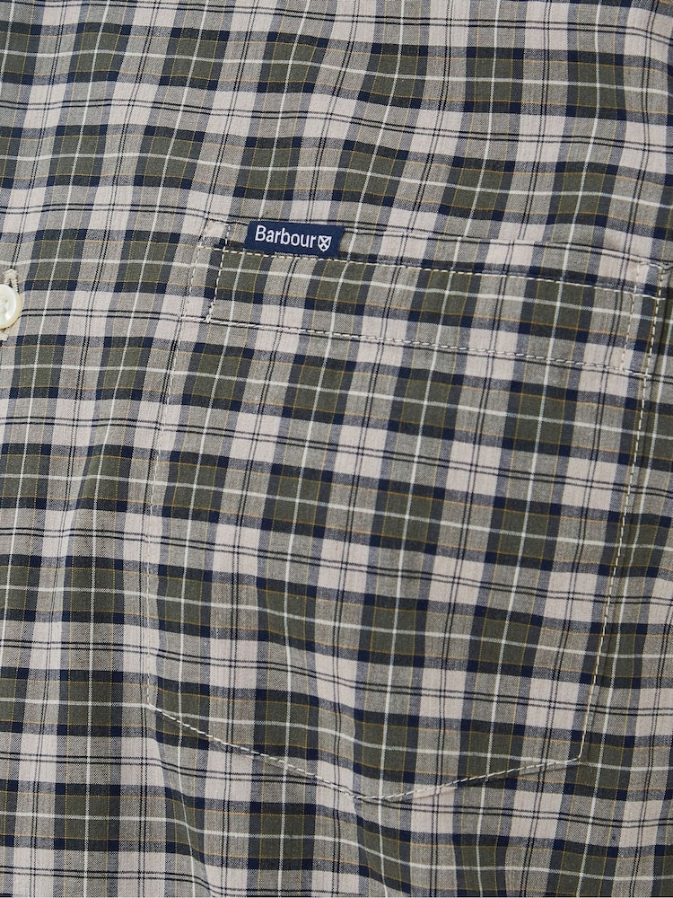 Barbour® Stone Lomand Tartan Check Shirt - Image 7 of 7
