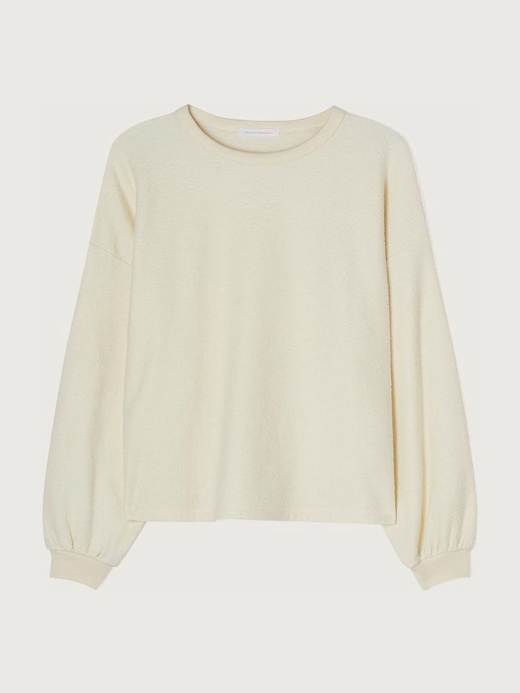 American Vintage Bobypark Terry Towelling Crew Neck Sweat Top - Image 1 de 2