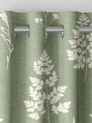 Emily Bond Sage Green Tynesfield Made to Measure 100% Cotton Curtains - Image 7 of 9