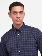 Barbour® Navy Lomand Tartan Check Shirt - Image 5 of 8