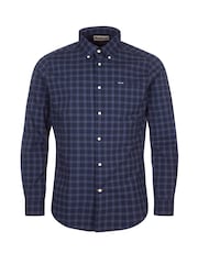 Barbour® Navy Lomand Tartan Check Shirt - Image 6 of 8