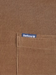 Barbour® Brown 100% Cotton Ramsey Micro Cord Shirt - Image 6 of 7