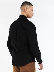 Barbour® Black 100% Cotton Ramsey Micro Cord Shirt - Image 3 of 8