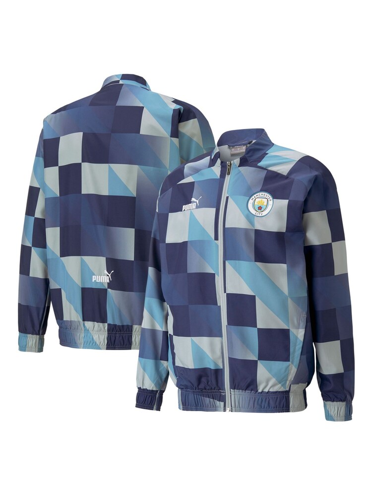 Puma Grey Manchester City Prematch Jacket - Image 1 of 3