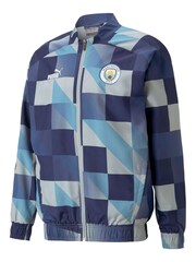 Puma Grey Manchester City Prematch Jacket - Image 2 of 3