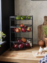 Charcoal Bronx Corner Storage Caddy - Image 1 of 4