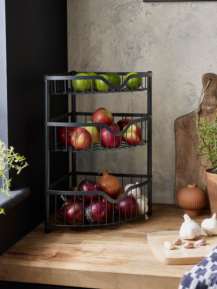 Charcoal Bronx Corner Storage Caddy - Image 1 of 4