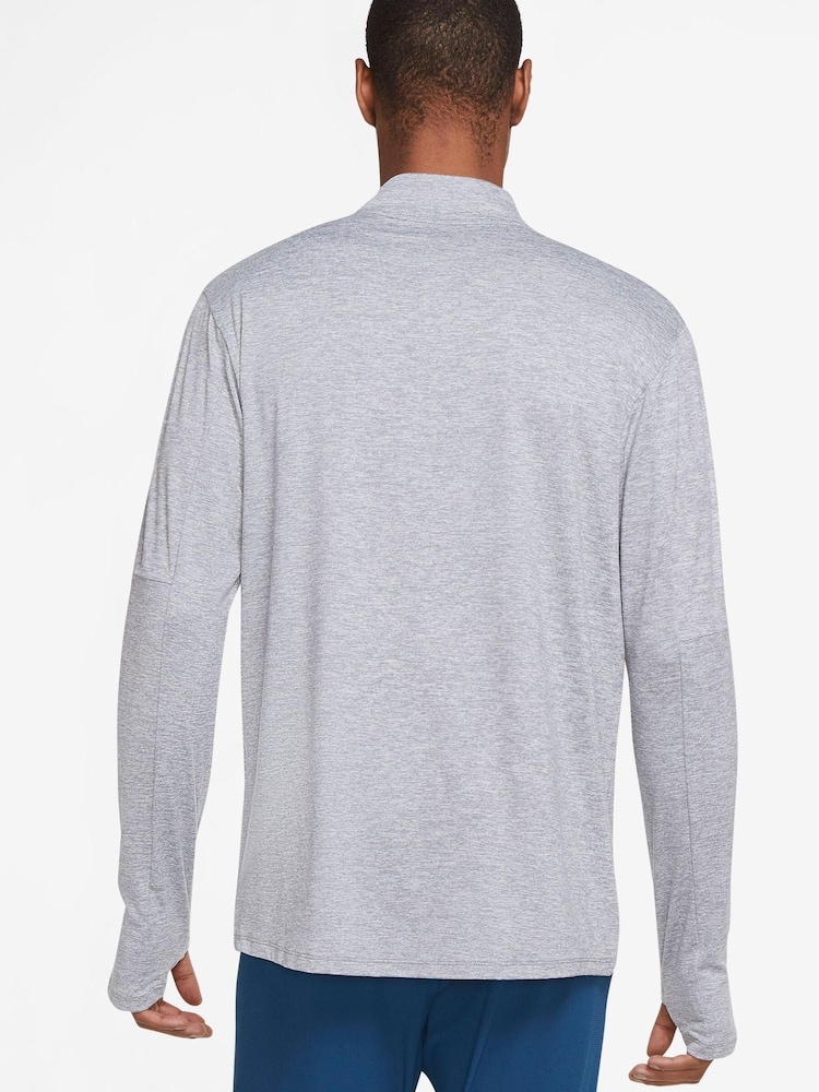 Nike Grey Element Half Zip Running Top - Image 2 of 3