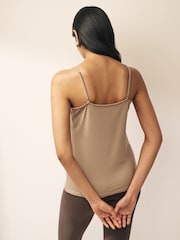 Neutral Tan Thin Strap Vest - Image 3 of 7