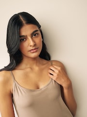 Neutral Tan Thin Strap Vest - Image 5 of 7
