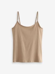 Neutral Tan Thin Strap Vest - Image 6 of 7