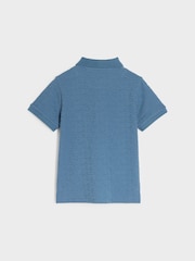 Paul Smith Junior Boys Short Sleeve Signature Jacquard 100% Cotton Polo Shirt - Image 6 of 10