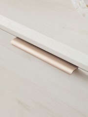 White Bronx Oak Effect Small Sideboard - Image 3 of 8