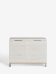 White Bronx Oak Effect Small Sideboard - Image 6 of 8