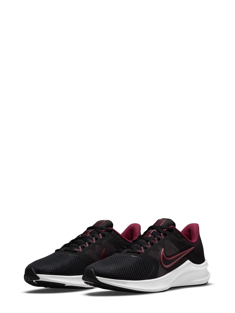 Nike Black Downshifter 11 Running Trainers - Image 2 of 10
