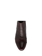 Lotus Purple Leather Ankle Boots - Image 3 of 4