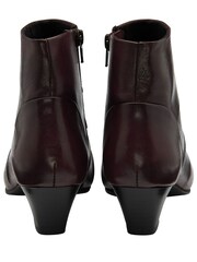 Lotus Purple Leather Ankle Boots - Image 4 of 4