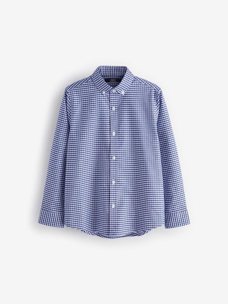 Blue/Navy Single Oxford Shirt (3-16yrs) - Image 1 of 3