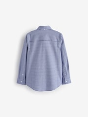 Blue/Navy Single Oxford Shirt (3-16yrs) - Image 2 of 3